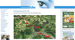 Desktop Screenshot of ihr-wochenblatt-echo.de